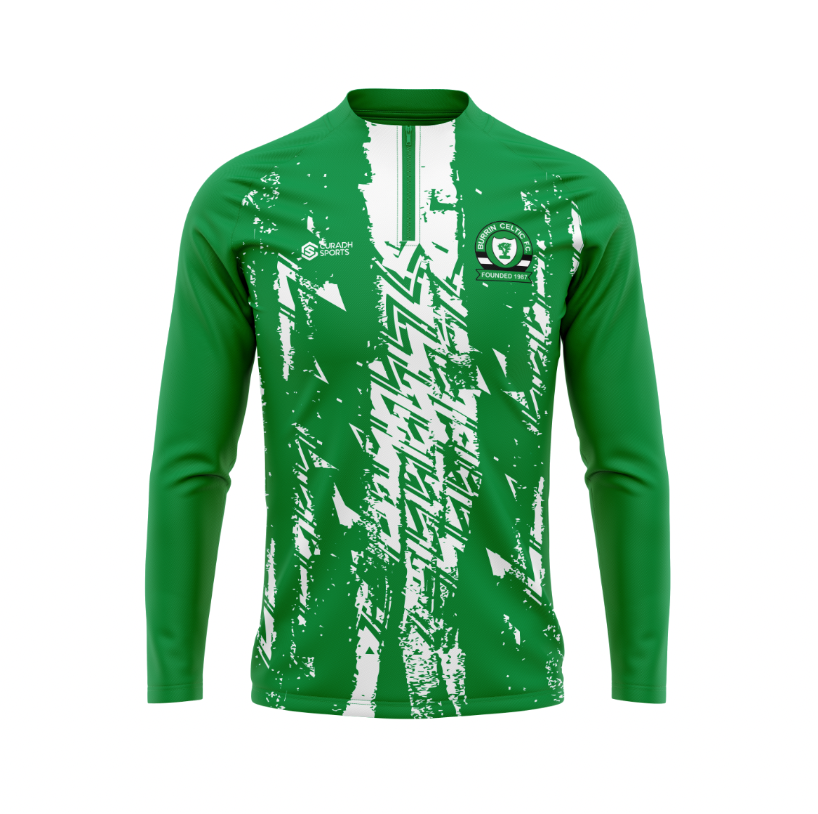 Burrin Celtic Elite Half Zip - Adult