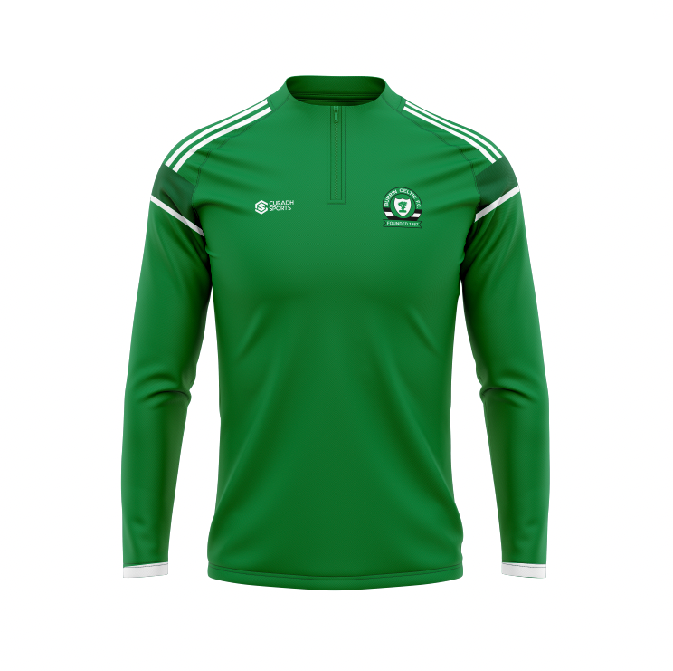Burrin Celtic Green Half Zip - Junior