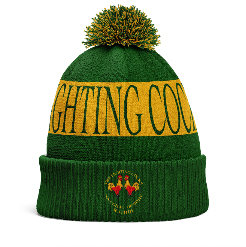 STOCK Fighting Cocks Bobble Hat - Adult