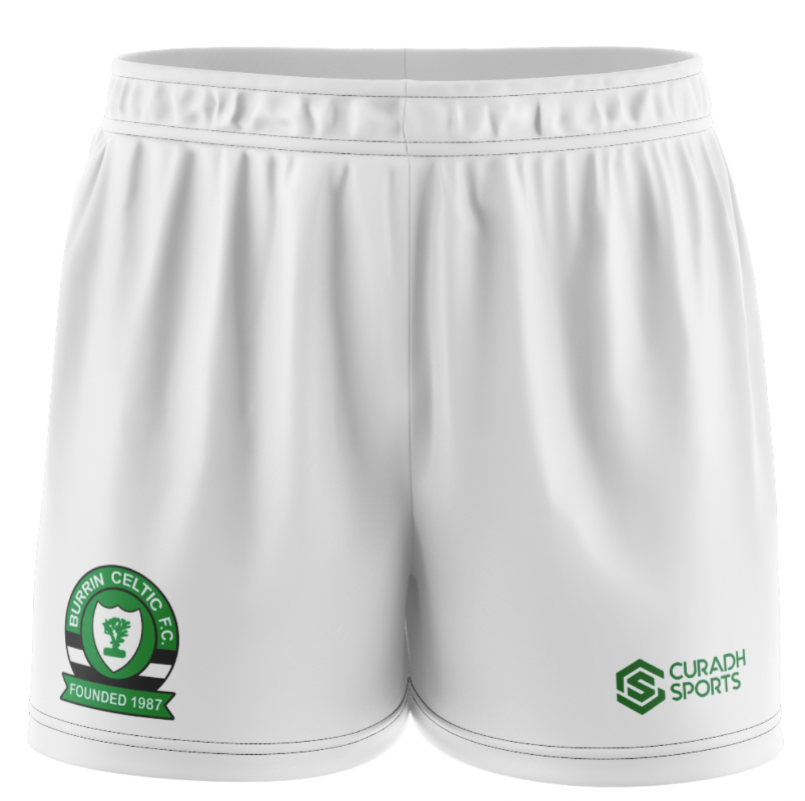 Burrin Celtic White Shorts - Adult