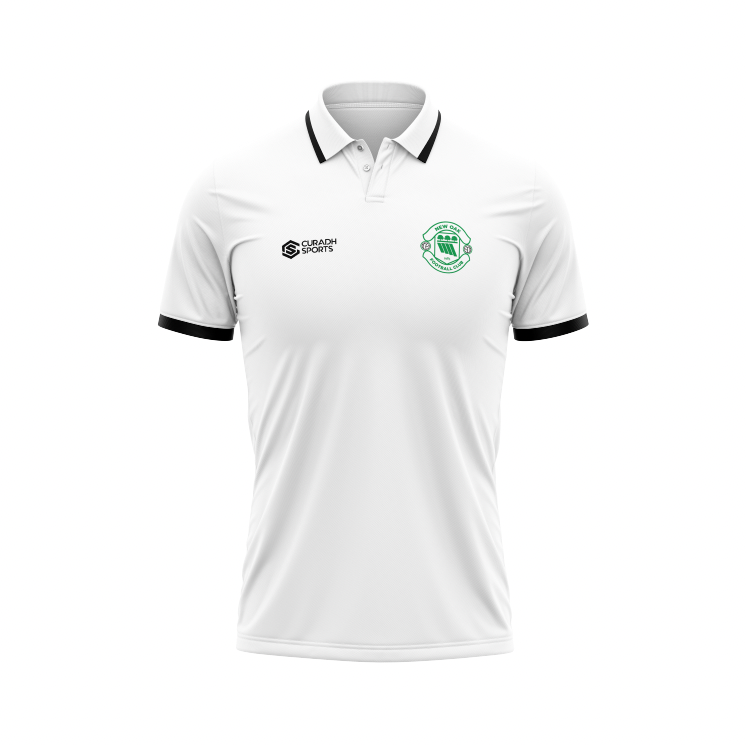 New Oak F.C White Polo - Adult