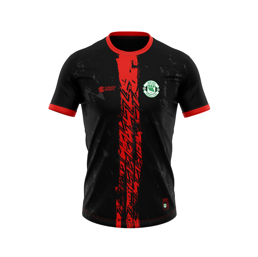 New Oak F.C Red/Black Training Jersey 1 - Junior