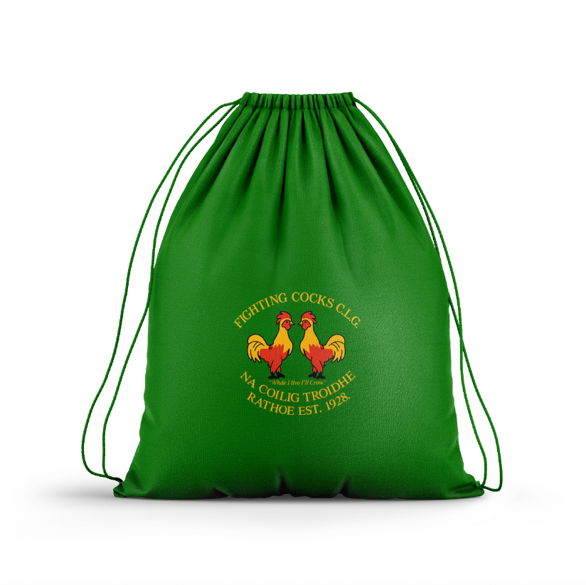 Fighting Cocks Drawstring Bag