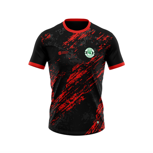 New Oak F.C Red/Black Training Jersey 2 - Junior
