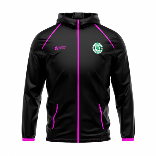 New Oak F.C Black/Pink Rain Jacket - Adult