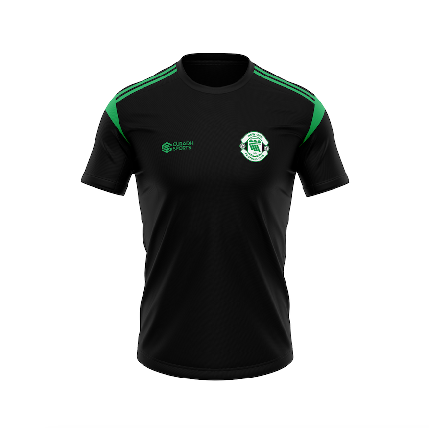 New Oak F.C Black Leisure T-Shirt - Junior