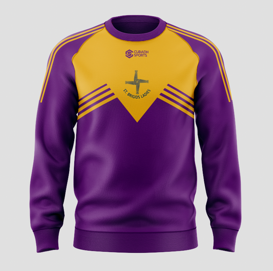 St.Brigids LGFA Retro Crewneck - Adult