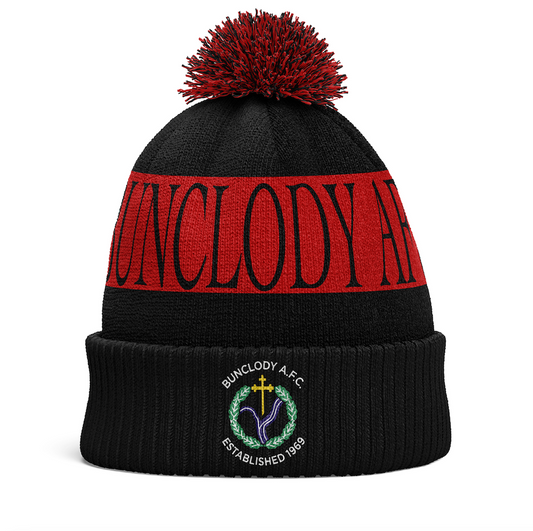 Bunclody AFC Bobble Hat - Adult